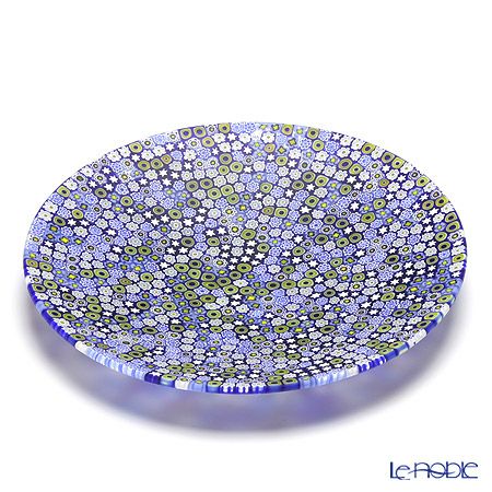 エルコーレモレッティ ミレフィオーリ プレート 24cm ブルー系（212）