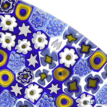 エルコーレモレッティ ミレフィオーリ プレート 24cm ブルー系（212）