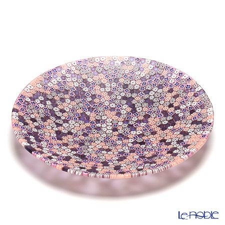 エルコーレモレッティ ミレフィオーリ プレート 24cm ピンク系（214）