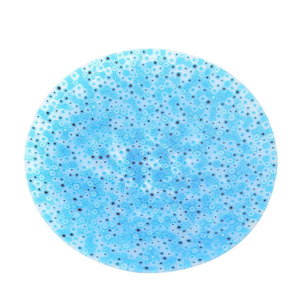 エルコーレモレッティ ミレフィオーリ プレート 24cm ライトブルー 216