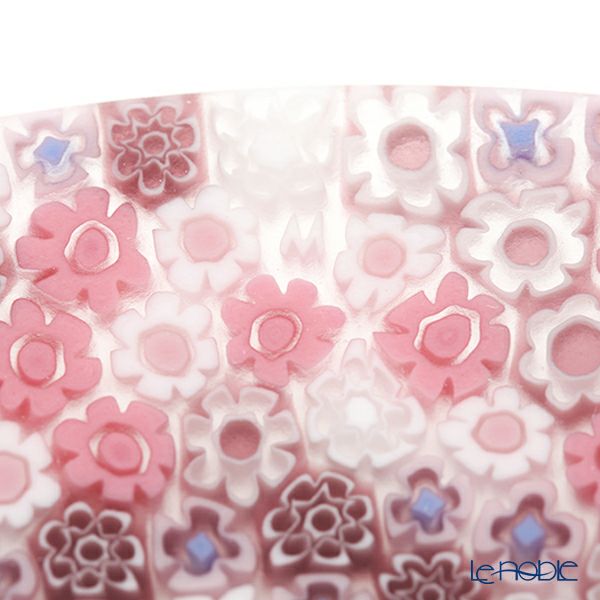 エルコーレモレッティ ミレフィオーリ プレート 24cm ピンク系 428