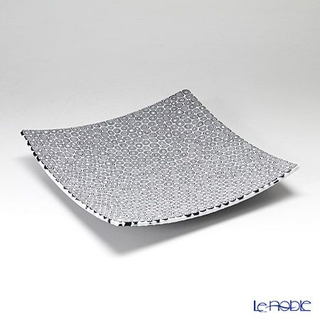 エルコーレモレッティ ミレフィオーリ プレート 18×18cm ネンリン／ホワイト（6）