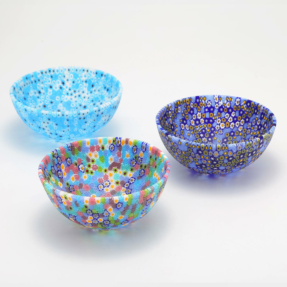 エルコーレモレッティ ミレフィオーリ ボウル 13.5cm パステル多彩 200