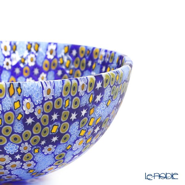 エルコーレモレッティ ミレフィオーリ ボウル 13.5cm ブルー系 212