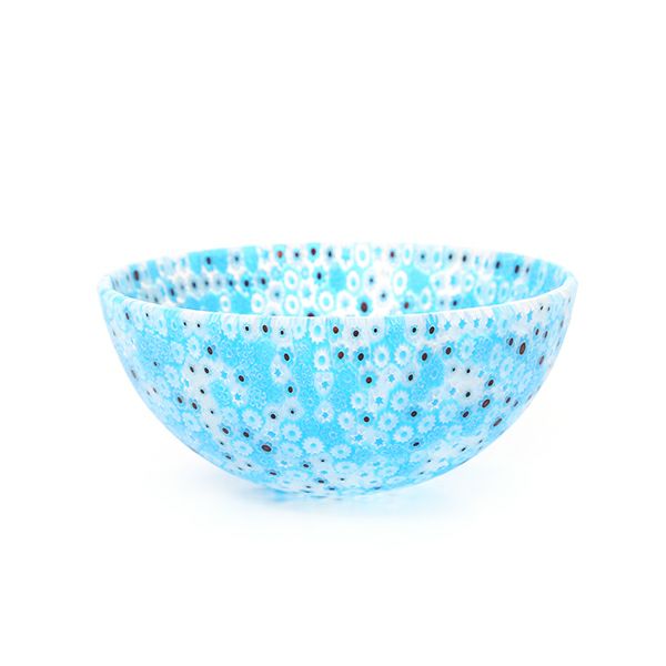 エルコーレモレッティ ミレフィオーリ ボウル 13.5cm ライトブルー 216