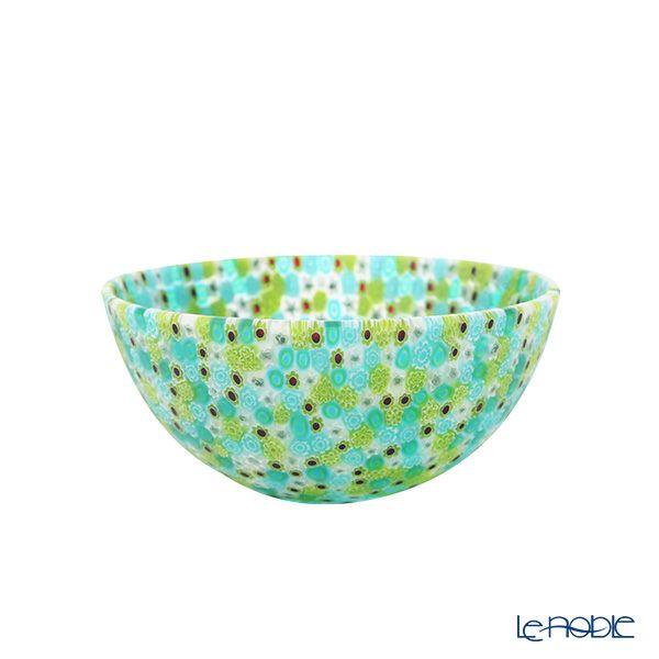 エルコーレモレッティ ミレフィオーリ ボウル 13.5cm グリーン系 211