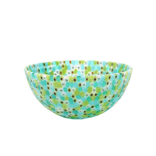 エルコーレモレッティ ミレフィオーリ ボウル 13.5cm グリーン系 211
