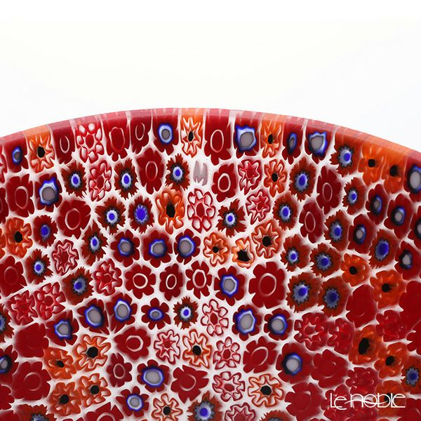 エルコーレモレッティ ミレフィオーリ ボウル 13.5cm レッド系 213
