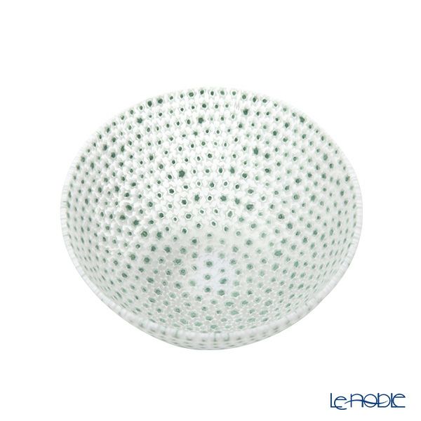 エルコーレモレッティ ミレフィオーリ ボウル 13.5cm グリーン×ホワイト 68