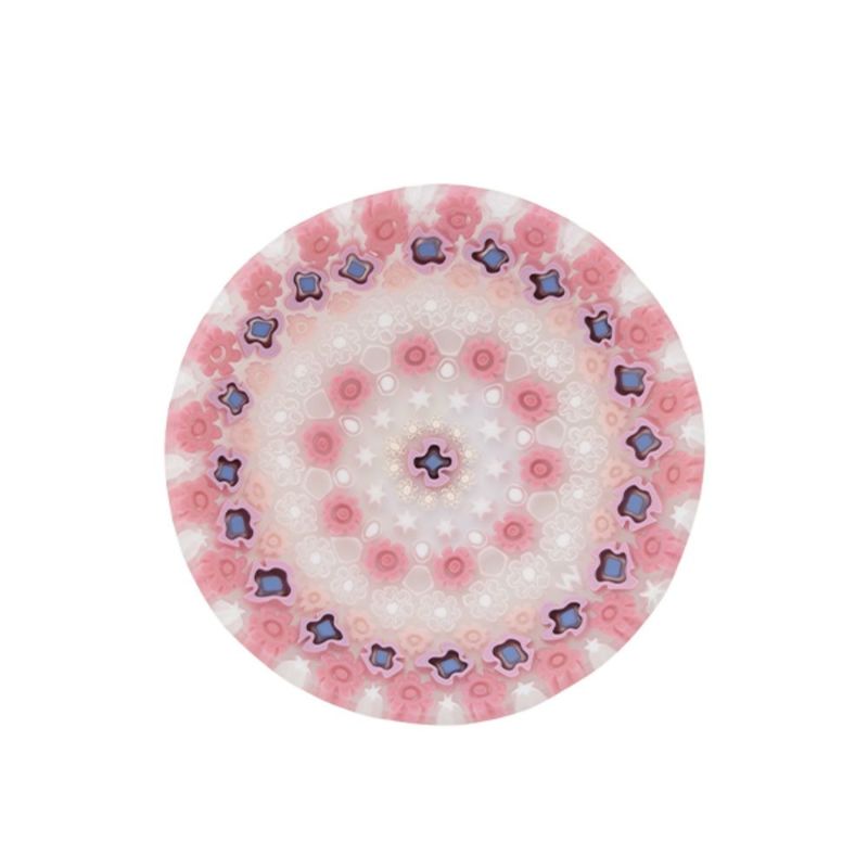 エルコーレモレッティ ミレフィオーリ プレート 8cm 古代ローマモザイク ピンク系