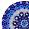 エルコーレモレッティ ミレフィオーリ プレート 8cm 古代ローマモザイク ブルー系
