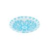 エルコーレモレッティ ミレフィオーリ プレート 8cm 古代ローマモザイク ライトブルー系