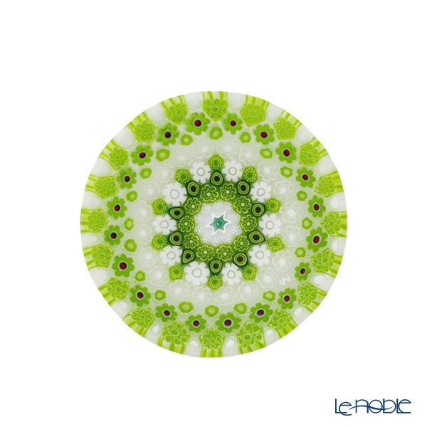 エルコーレモレッティ ミレフィオーリ プレート 8cm 古代ローマモザイク グリーン系