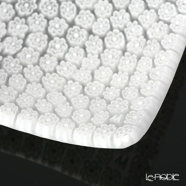 エルコーレモレッティ ミレフィオーリ スモールボウル 8×8cm ホワイト（46）