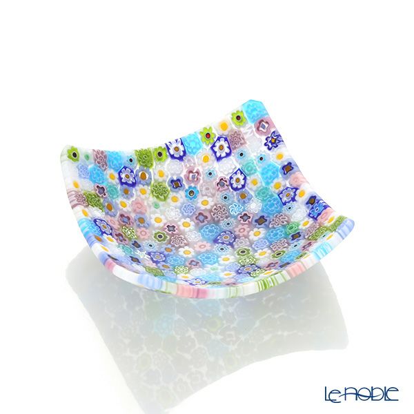 エルコーレモレッティ ミレフィオーリ スモールボウル 8×8cm パステル多彩（200）