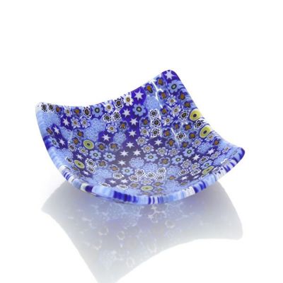 エルコーレモレッティ ミレフィオーリ スモールボウル 8×8cm ブルー系