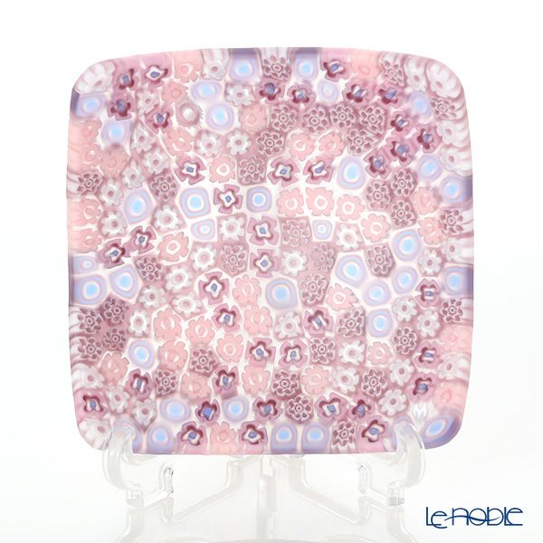 エルコーレモレッティ ミレフィオーリ スモールボウル 8×8cm ピンク系（214）