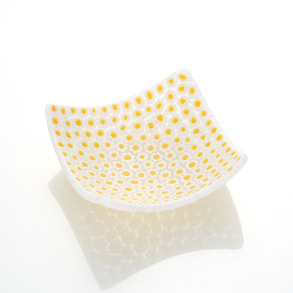 エルコーレモレッティ ミレフィオーリ スモールボウル 8×8cm イエロー