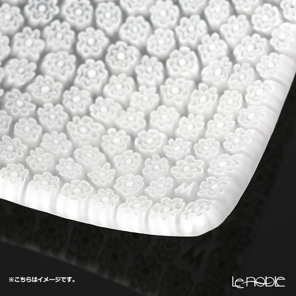 エルコーレモレッティ フレキシ プレート 8×8cm ホワイト 46