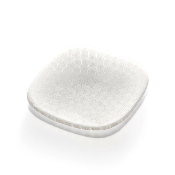 エルコーレモレッティ フレキシ プレート 8×8cm ホワイト 46