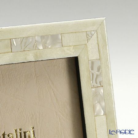 ナタリーニ 象嵌フォトフレーム 10×15cm QH／20 ホワイト