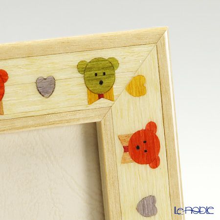 ナタリーニ 象嵌フォトフレーム 10×15cm Imaginations くま