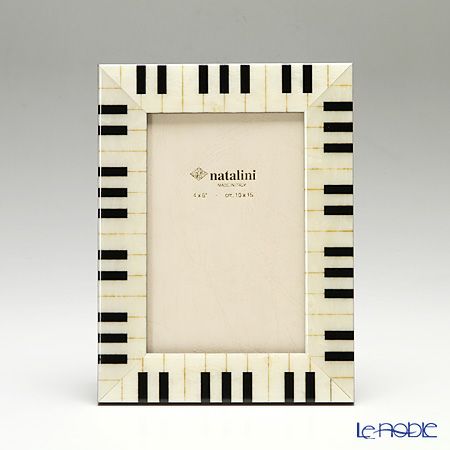 ナタリーニ 象嵌フォトフレーム 10×15cm ピアノ