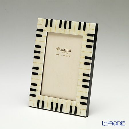 ナタリーニ 象嵌フォトフレーム 10×15cm ピアノ