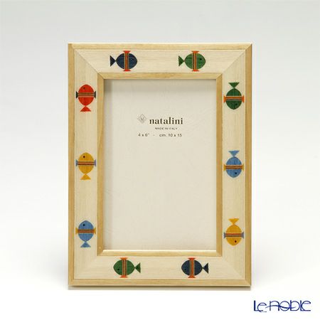 ナタリーニ 象嵌フォトフレーム 10×15cm Imaginations 魚