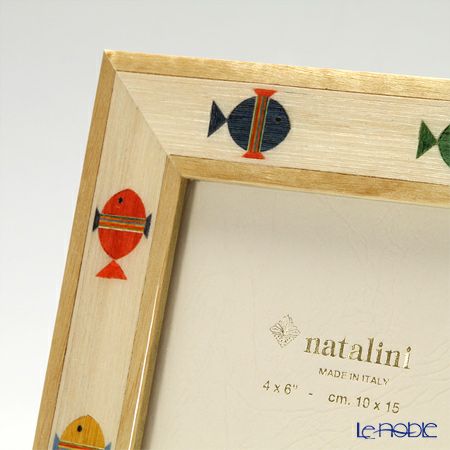 ナタリーニ 象嵌フォトフレーム 10×15cm Imaginations 魚