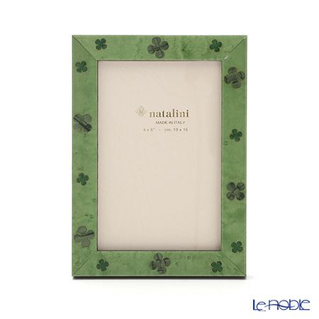 ナタリーニ 象嵌フォトフレーム 10×15cm 四ツ葉のクローバー