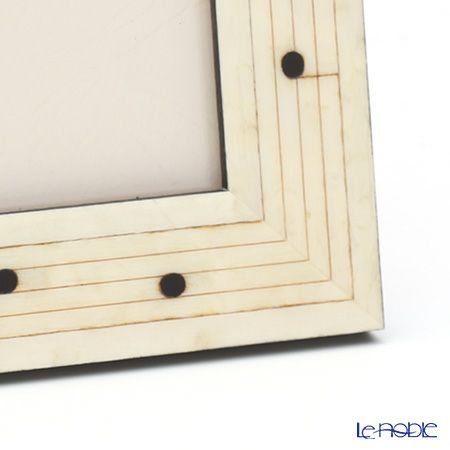 ナタリーニ 象嵌フォトフレーム 10×15cm ノートビアンコ 音符