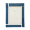 ナタリーニ フォトフレーム 13×18cm Cervinia ブルー×ホワイトライン（2L）