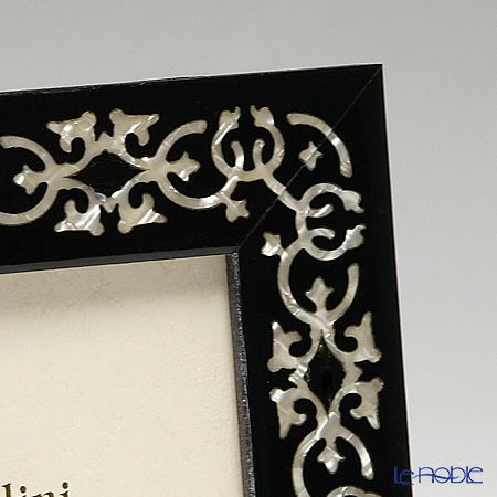 ナタリーニ 象嵌フォトフレーム 10×15cm MARRAKECH ブラック