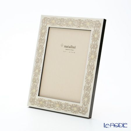 ナタリーニ フォトフレーム 13×18cm MARRAKECH ホワイト（2L）