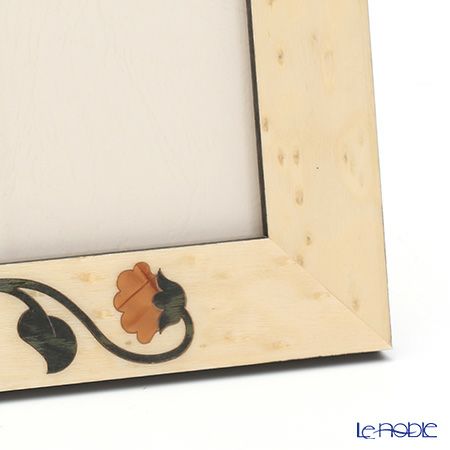 ナタリーニ 象嵌フォトフレーム 10×15cm SIENA アイボリー