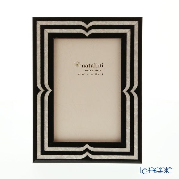 ナタリーニ 象嵌フォトフレーム 10×15cm ベラッジオ ブラック