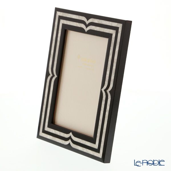 ナタリーニ 象嵌フォトフレーム 10×15cm ベラッジオ ブラック