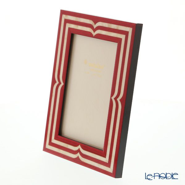 ナタリーニ 象嵌フォトフレーム 10×15cm ベラッジオ レッド