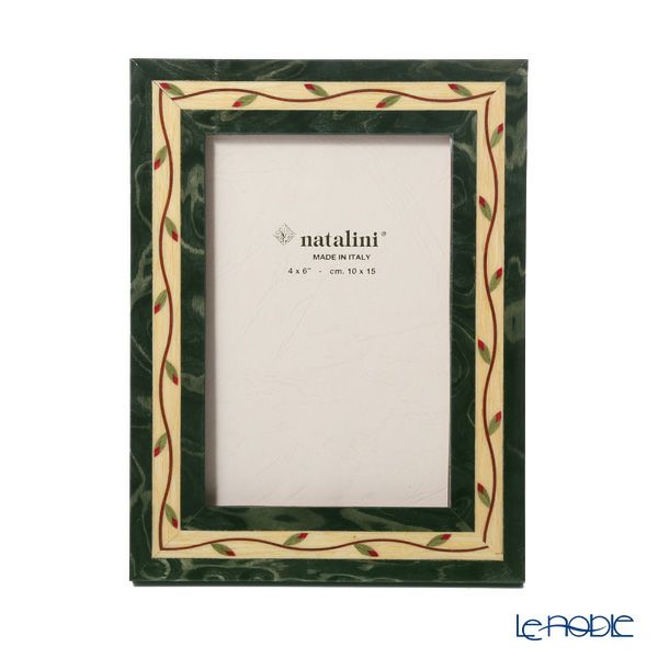 ナタリーニ 象嵌フォトフレーム 10×15cm ギルランダ グリーン
