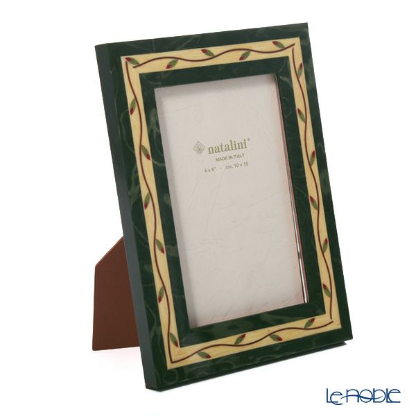 ナタリーニ 象嵌フォトフレーム 10×15cm ギルランダ グリーン