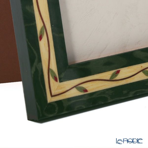 ナタリーニ 象嵌フォトフレーム 10×15cm ギルランダ グリーン