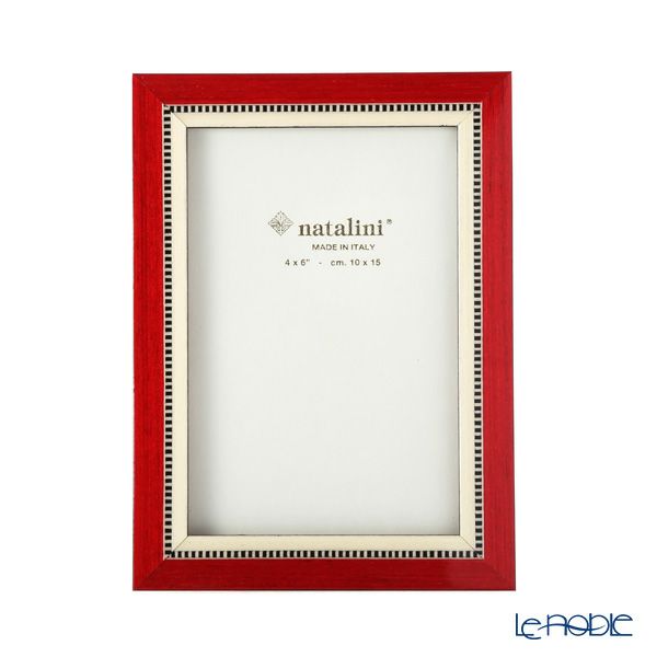ナタリーニ 象嵌フォトフレーム 10×15cm Miky レッド
