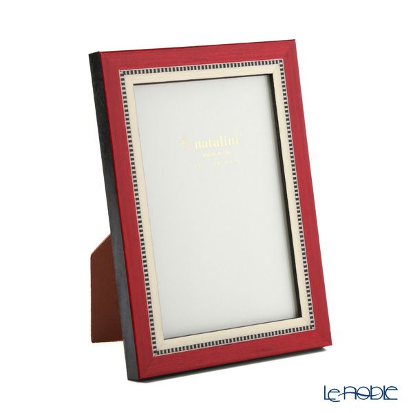 ナタリーニ 象嵌フォトフレーム 10×15cm Miky レッド