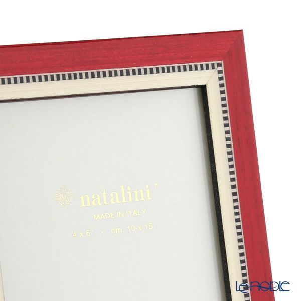 ナタリーニ 象嵌フォトフレーム 10×15cm Miky レッド