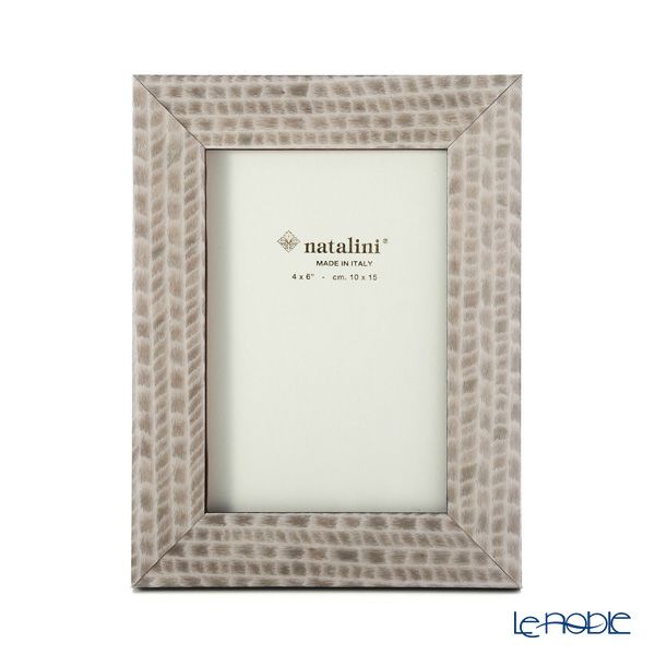 ナタリーニ 象嵌フォトフレーム 10×15cm Eris グレー