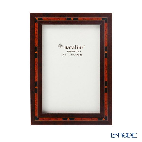 ナタリーニ 象嵌フォトフレーム 10×15cm E320 ブラウン系