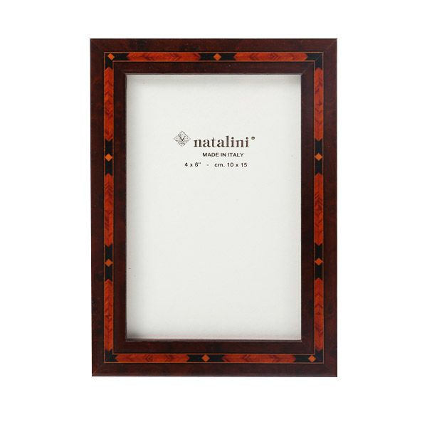 ナタリーニ 象嵌フォトフレーム 10×15cm E320 ブラウン系