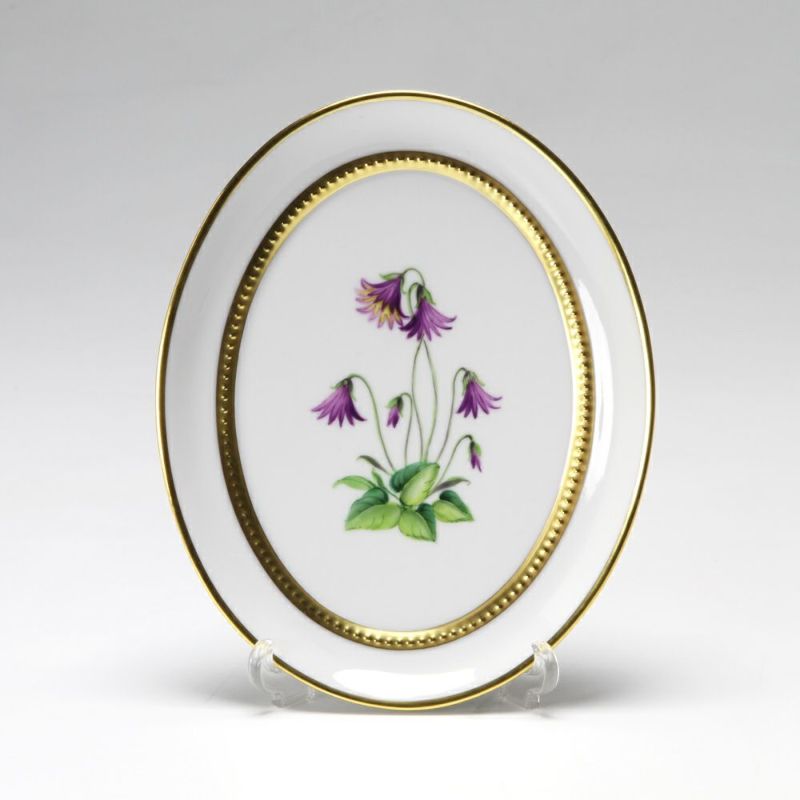 アウガルテン（AUGARTEN） メドウフラワーズ（6314B） エゴノキ スモールディッシュ（飾り皿） 12cm（841）