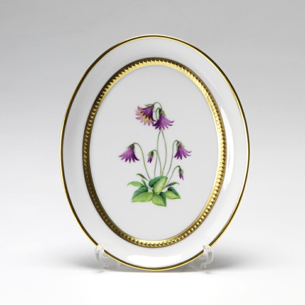 アウガルテン（AUGARTEN） メドウフラワーズ（6314B） エゴノキ スモールディッシュ（飾り皿） 12cm（841）